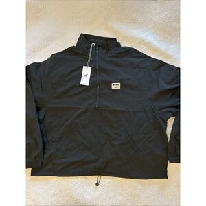 Staple Pigeon Men's Gray Lightweight Windbreaker 1/4 Zip Jacket Size XL